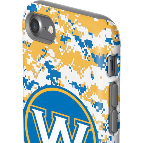 NBA Golden State Warriors Digi Camo iPhone SE (2nd & 3rd Gen) Pro Case