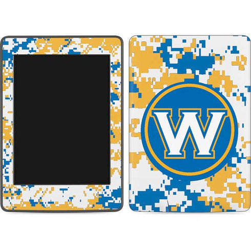 NBA Golden State Warriors Digi Camo Amazon Kindle Skin