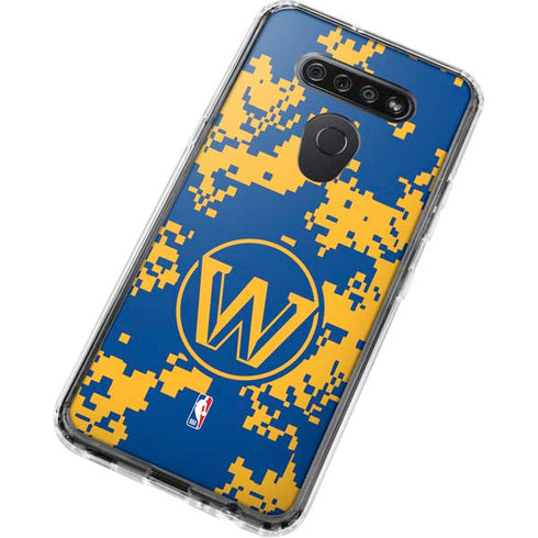 NBA Golden State Warriors Digi Camo LG K51/Q51 Clear Case
