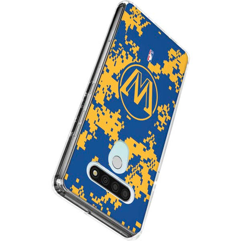 NBA Golden State Warriors Digi Camo LG Stylo 6 Clear Case