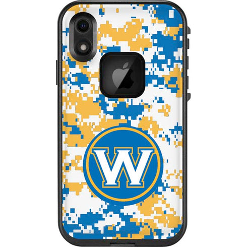 NBA Golden State Warriors Digi Camo LifeProof Fre iPhone Skin