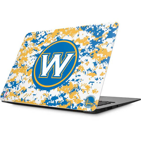 NBA Golden State Warriors Digi Camo Apple MacBook Skin