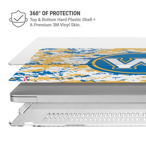 NBA Golden State Warriors Digi Camo MacBook Air 15in (2023-2025) Case plus Skin