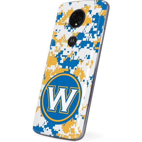 NBA Golden State Warriors Digi Camo Moto E5 Plus Skin