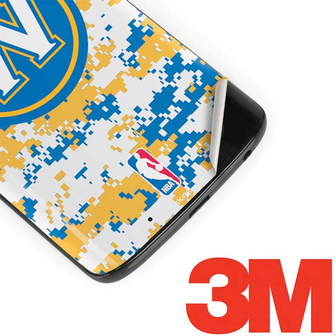 NBA Golden State Warriors Digi Camo Moto G6 Skin