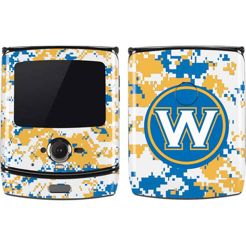 NBA Golden State Warriors Digi Camo Motorola RAZR Skin