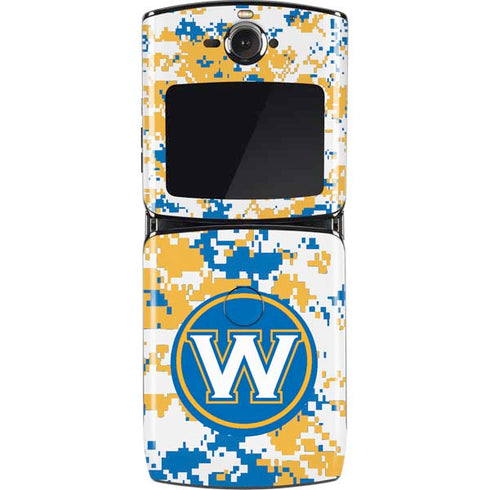 NBA Golden State Warriors Digi Camo Motorola RAZR Skin