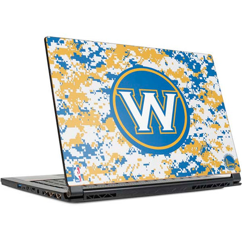 NBA Golden State Warriors Digi Camo MSI GS65 Stealth Laptop Skin