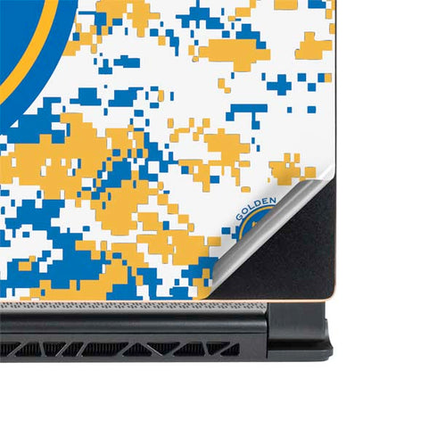 NBA Golden State Warriors Digi Camo MSI GS65 Stealth Laptop Skin