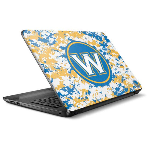 NBA Golden State Warriors Digi Camo HP Notebook Skin