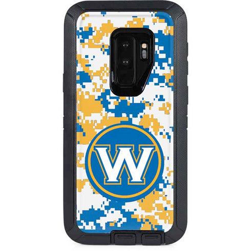 NBA Golden State Warriors Digi Camo Otterbox Defender Galaxy Skin