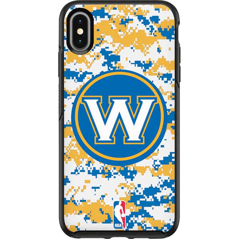 NBA Golden State Warriors Digi Camo Otterbox Symmetry iPhone Skin