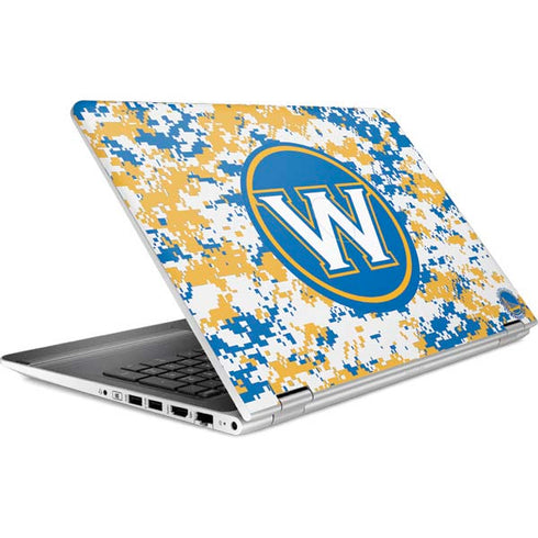 NBA Golden State Warriors Digi Camo HP Pavilion Skin