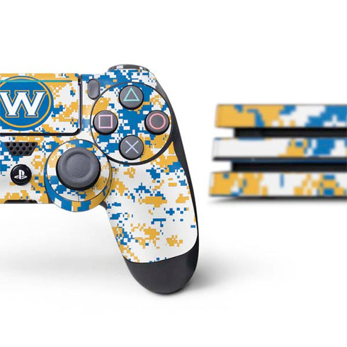 NBA Golden State Warriors Digi Camo PS4 Pro Bundle Skin