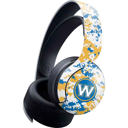 NBA Golden State Warriors Digi Camo PULSE 3D Wireless Headset for PS5 Skin