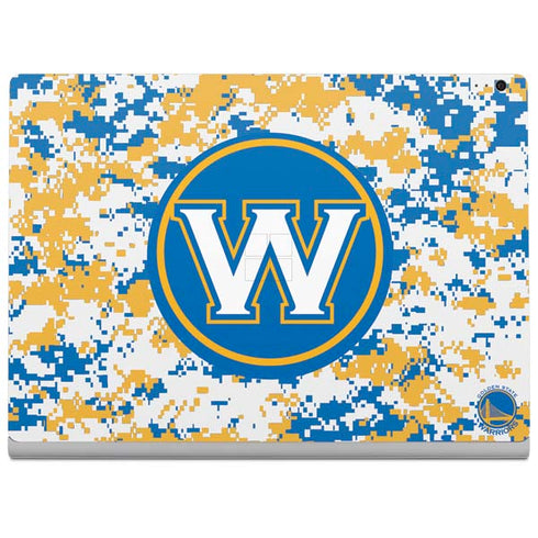 NBA Golden State Warriors Digi Camo Surface Book 2 13.5in Skin