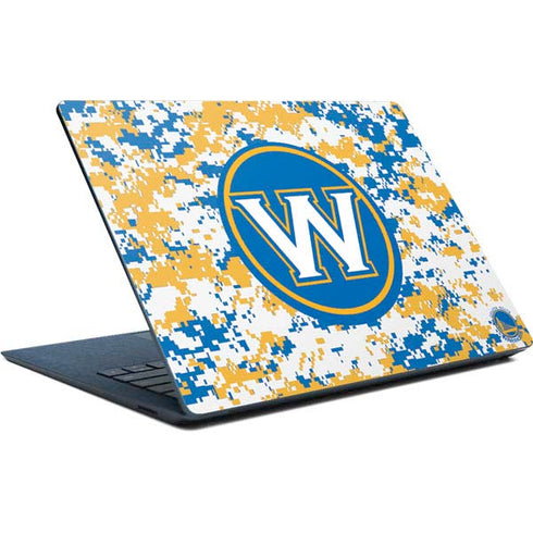 NBA Golden State Warriors Digi Camo Surface Laptop Skin