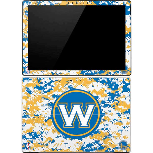 NBA Golden State Warriors Digi Camo Surface Pro 4 Skin