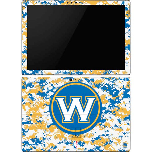 NBA Golden State Warriors Digi Camo Surface Pro 6 Skin