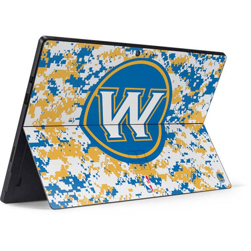 NBA Golden State Warriors Digi Camo Surface Pro 6 Skin