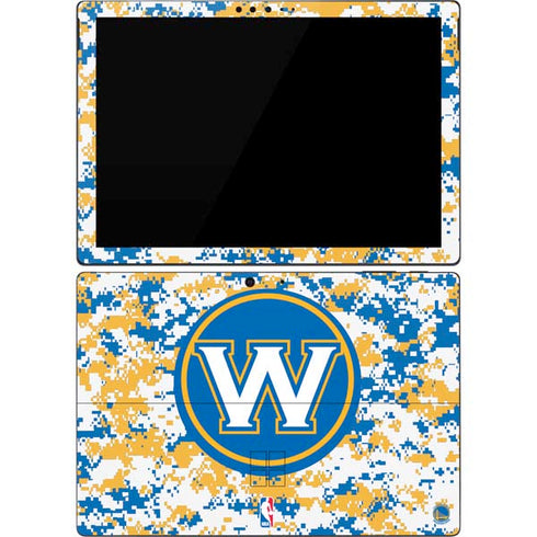 NBA Golden State Warriors Digi Camo Surface Pro 7 Skin