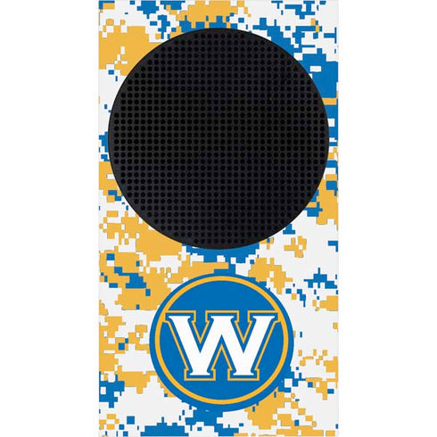 NBA Golden State Warriors Digi Camo Xbox Series S Console Skin
