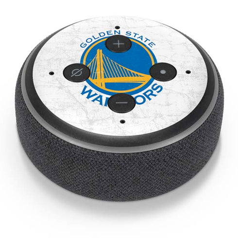 NBA Golden State Warriors Distressed Amazon Echo Dot Skin