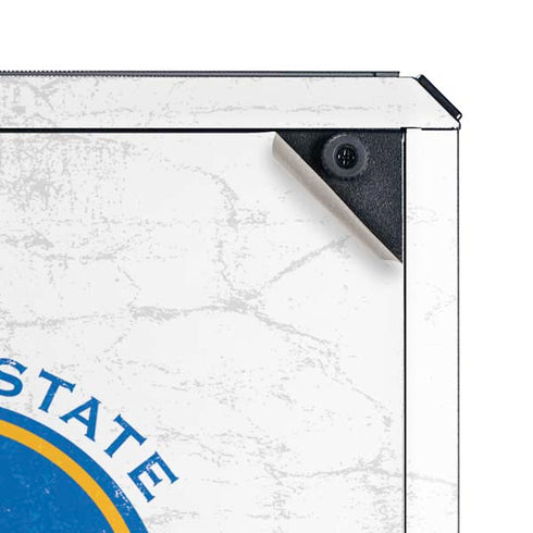 NBA Golden State Warriors Distressed Cooler Master MasterBox Q300L Mini Tower Skin