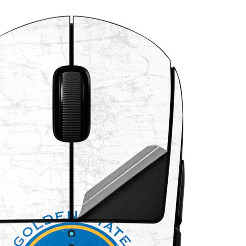 NBA Golden State Warriors Distressed G Pro Wireless Gaming Mouse Skin