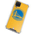 NBA Golden State Warriors Distressed Galaxy A12 Clear Case