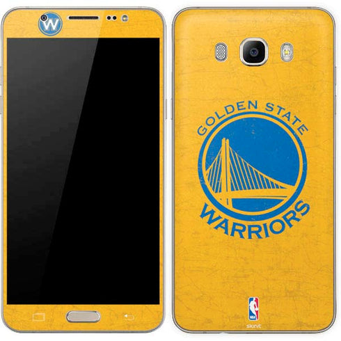 NBA Golden State Warriors Distressed Galaxy J7 Skin
