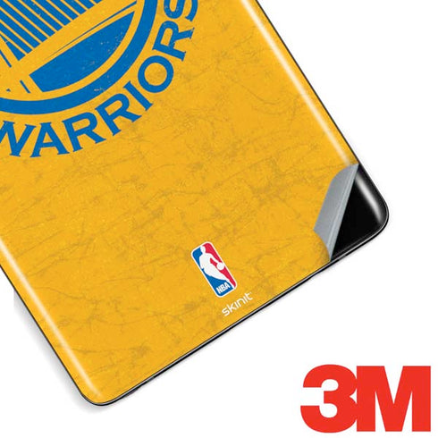 NBA Golden State Warriors Distressed Galaxy Note 8 Skin