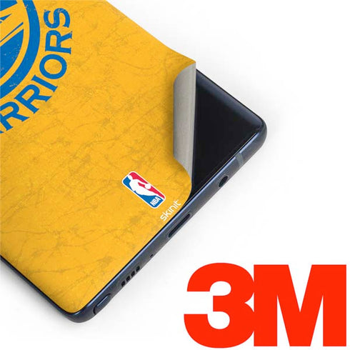 NBA Golden State Warriors Distressed Galaxy Note 9 Skin