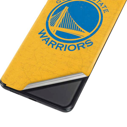 NBA Golden State Warriors Distressed Galaxy S21 5G Skin