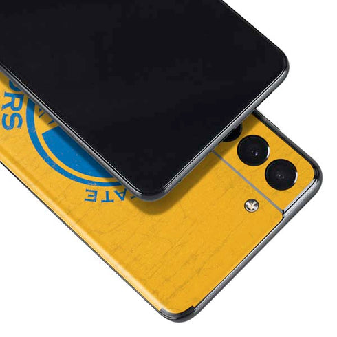NBA Golden State Warriors Distressed Galaxy S21 Plus 5G Skin