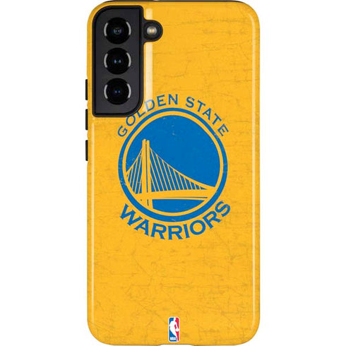NBA Golden State Warriors Distressed Galaxy S22 Plus Pro Case