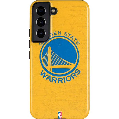 NBA Golden State Warriors Distressed Galaxy S22 Pro Case