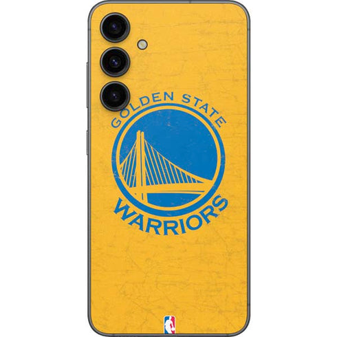 NBA Golden State Warriors Distressed Galaxy S23 FE Skin