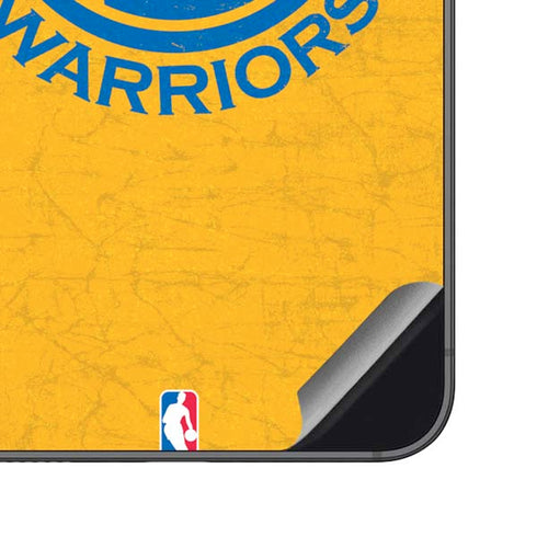 NBA Golden State Warriors Distressed Galaxy S23 FE Skin