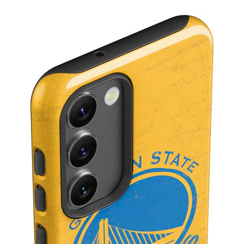 NBA Golden State Warriors Distressed Galaxy S23 Pro Case