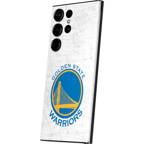 NBA Golden State Warriors Distressed Galaxy S23 Ultra Skin