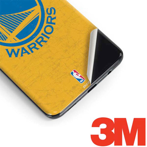NBA Golden State Warriors Distressed Galaxy S9 Skin