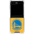 NBA Golden State Warriors Distressed Galaxy Z Flip5 5G Clear Case