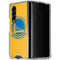 NBA Golden State Warriors Distressed Galaxy Z Fold4 5G Clear Case