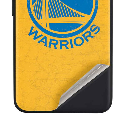 NBA Golden State Warriors Distressed Google Pixel 4a Skin