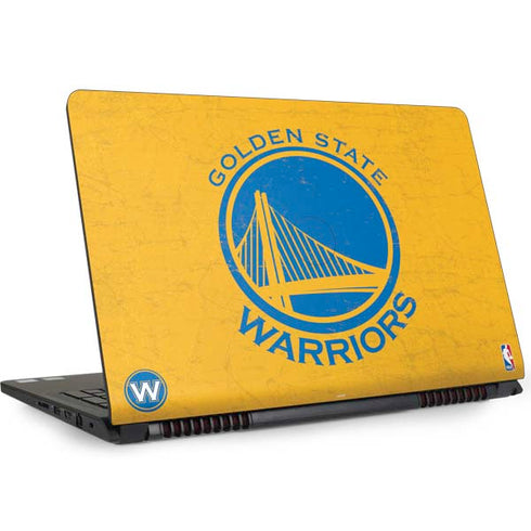 NBA Golden State Warriors Distressed Dell Inspiron Skin