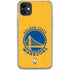 NBA Golden State Warriors Distressed iPhone 11 Clear Case