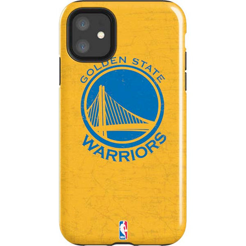 NBA Golden State Warriors Distressed iPhone 11 Impact Case