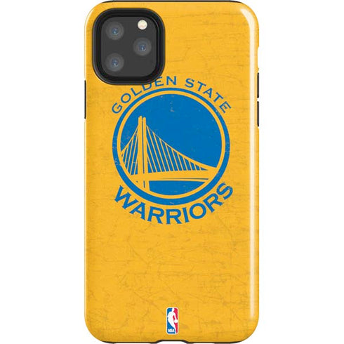 NBA Golden State Warriors Distressed iPhone 11 Pro Max Impact Case