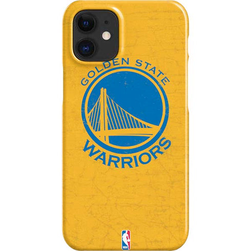 NBA Golden State Warriors Distressed iPhone 12 Mini Lite Case
